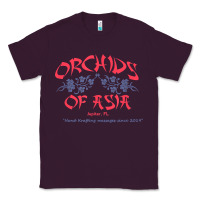 Plum orchids of asia kraft massage football t shirt Classic Tee - linhVisuals