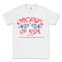 White orchids of asia kraft massage football t shirt Classic Tee - linhVisuals