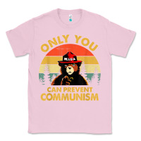 Bubblegum Pink vintage only you can prevent communism funny bear camping t shirt Classic Tee - linhVisuals