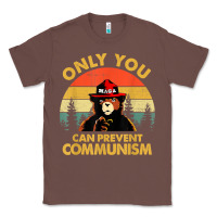 Chestnut vintage only you can prevent communism funny bear camping t shirt Classic Tee - linhVisuals