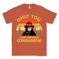 Copper vintage only you can prevent communism funny bear camping t shirt Classic Tee - linhVisuals