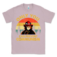 Lilac vintage only you can prevent communism funny bear camping t shirt Classic Tee - linhVisuals