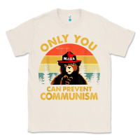 Natural vintage only you can prevent communism funny bear camping t shirt Classic Tee - linhVisuals