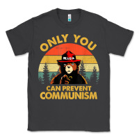 Smoke vintage only you can prevent communism funny bear camping t shirt Classic Tee - linhVisuals
