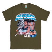 Army Green Jonathan Isaac Vintage Classic Tee - linhVisuals