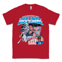 Red Jonathan Isaac Vintage Classic Tee - linhVisuals