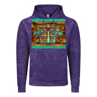 Cloud Purple crosses tumbler Vintage Hoodie - BarkalooDesign