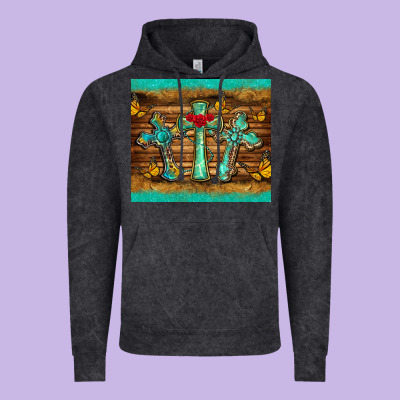 Crosses Tumbler Vintage Hoodie Designed By Barkaloodesign
