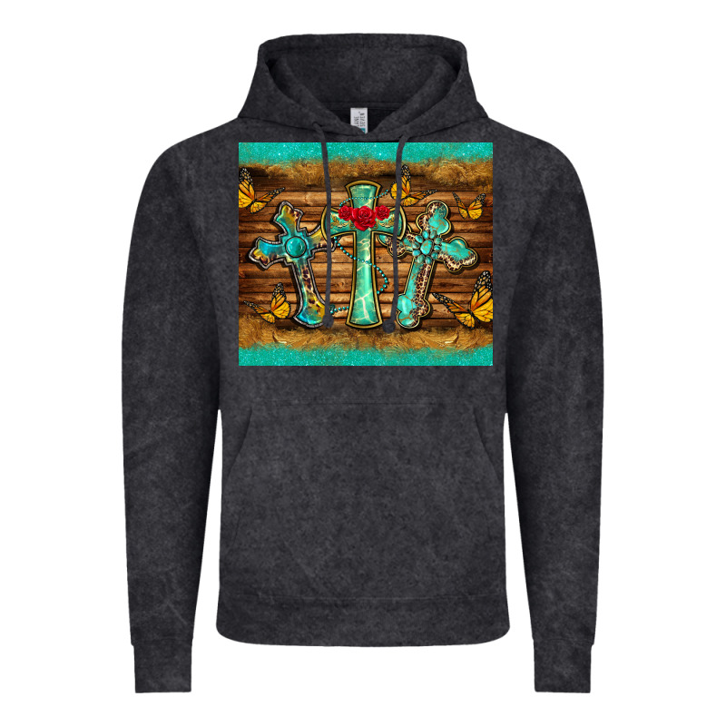 Crosses Tumbler Vintage Hoodie by BarkalooDesign | Teevron