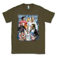 Army Green David Beckham Vintage Classic Tee - linhVisuals