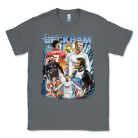 Charcoal Heather David Beckham Vintage Classic Tee - linhVisuals