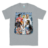 Heather Grey David Beckham Vintage Classic Tee - linhVisuals