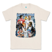 Natural David Beckham Vintage Classic Tee - linhVisuals