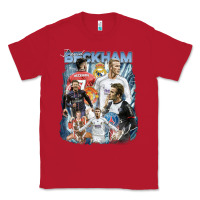 Red David Beckham Vintage Classic Tee - linhVisuals