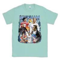 Seafoam David Beckham Vintage Classic Tee - linhVisuals