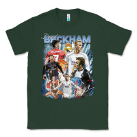 Sports Green David Beckham Vintage Classic Tee - linhVisuals