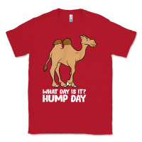 Red what day is it hump day funny camels hump day t shirt Classic Tee - linhVisuals
