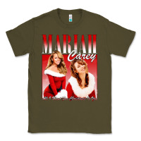 Army Green Mariah Carey Vintage Classic Tee - linhVisuals