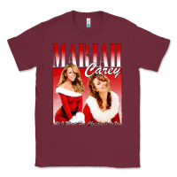 Burgundy Mariah Carey Vintage Classic Tee - linhVisuals