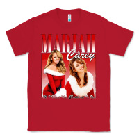 Red Mariah Carey Vintage Classic Tee - linhVisuals