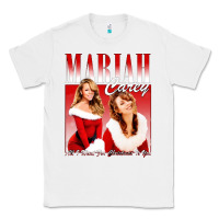 White Mariah Carey Vintage Classic Tee - linhVisuals