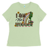 Matcha i am not a hugger Ladies Tee - CowhideDigitalArt