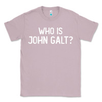 Lilac who is john galt libertarian and book quote t shirt Classic Tee - linhVisuals