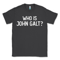 Smoke who is john galt libertarian and book quote t shirt Classic Tee - linhVisuals