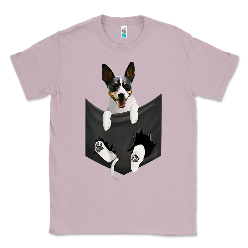 Rat Terrier Dog In Pocket, Rattie Puppy, Ratting Terrier T Shirt Classic Tee by linhVisuals | Teevron