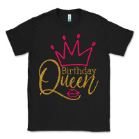 Black birthday queen shirt, womens birthday shirt, birthday t shirt Classic Tee - linhVisuals