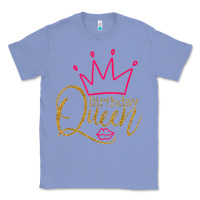 Colony Blue birthday queen shirt, womens birthday shirt, birthday t shirt Classic Tee - linhVisuals