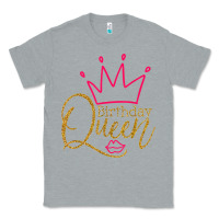 Heather Grey birthday queen shirt, womens birthday shirt, birthday t shirt Classic Tee - linhVisuals