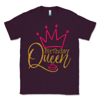 Plum birthday queen shirt, womens birthday shirt, birthday t shirt Classic Tee - linhVisuals