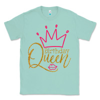 Seafoam birthday queen shirt, womens birthday shirt, birthday t shirt Classic Tee - linhVisuals