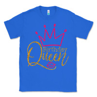 True Royal birthday queen shirt, womens birthday shirt, birthday t shirt Classic Tee - linhVisuals