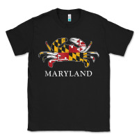 Black retro maryland crab state flag vintage travel tank top Classic Tee - linhVisuals