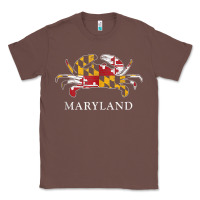 Chestnut retro maryland crab state flag vintage travel tank top Classic Tee - linhVisuals