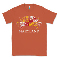 Copper retro maryland crab state flag vintage travel tank top Classic Tee - linhVisuals