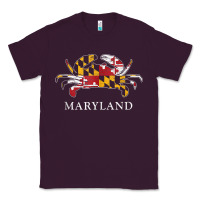 Plum retro maryland crab state flag vintage travel tank top Classic Tee - linhVisuals