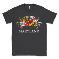 Smoke retro maryland crab state flag vintage travel tank top Classic Tee - linhVisuals