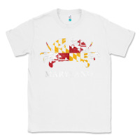 White retro maryland crab state flag vintage travel tank top Classic Tee - linhVisuals