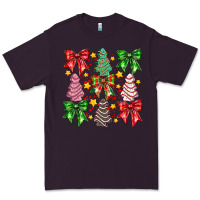 Plum Christmas Cake Bow Premium Tee - CowhideDigitalArt