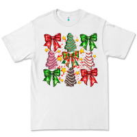 White Christmas Cake Bow Premium Tee - CowhideDigitalArt