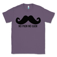 Lavender MUSTACHE Classic Tee - linhVisuals