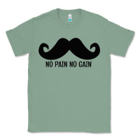 Sage MUSTACHE Classic Tee - linhVisuals