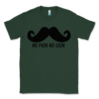 Sports Green MUSTACHE Classic Tee - linhVisuals