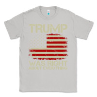 Moon Dust vintage usa american flag trump was right about everything pullover ho Classic Tee - linhVisuals