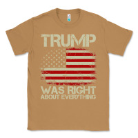 Toasted Coconut vintage usa american flag trump was right about everything pullover ho Classic Tee - linhVisuals