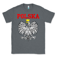 Charcoal Heather polska poland eagle poland heritage polish pride roots tank top Classic Tee - linhVisuals