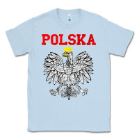 Dusty Blue polska poland eagle poland heritage polish pride roots tank top Classic Tee - linhVisuals